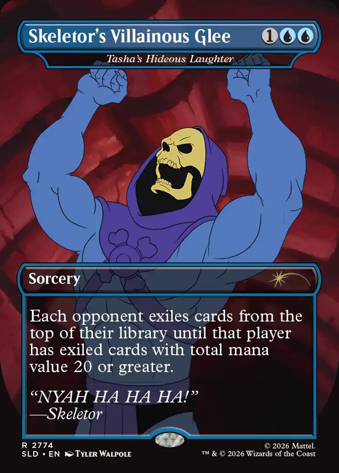 Gargalhada Nefasta de Tasha / Tasha's Hideous Laughter - Magic: The Gathering - MoxLand