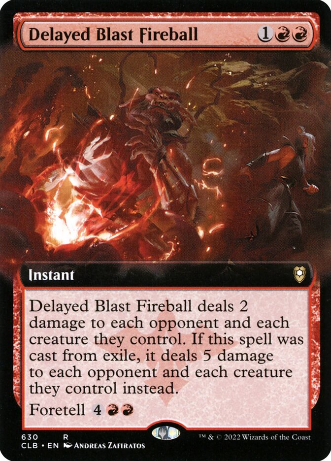 Bola de Fogo Adiável / Delayed Blast Fireball - Magic: The Gathering - MoxLand