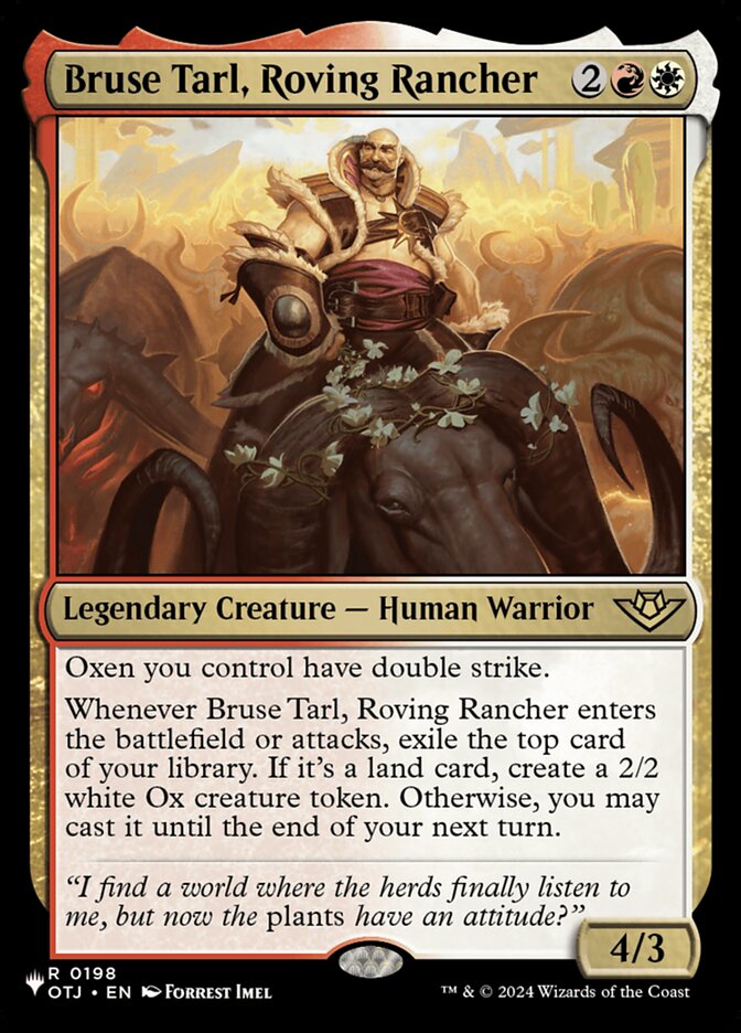 Bruse Tarl, Rancheiro Itinerante / Bruse Tarl, Roving Rancher - Magic: The Gathering - MoxLand