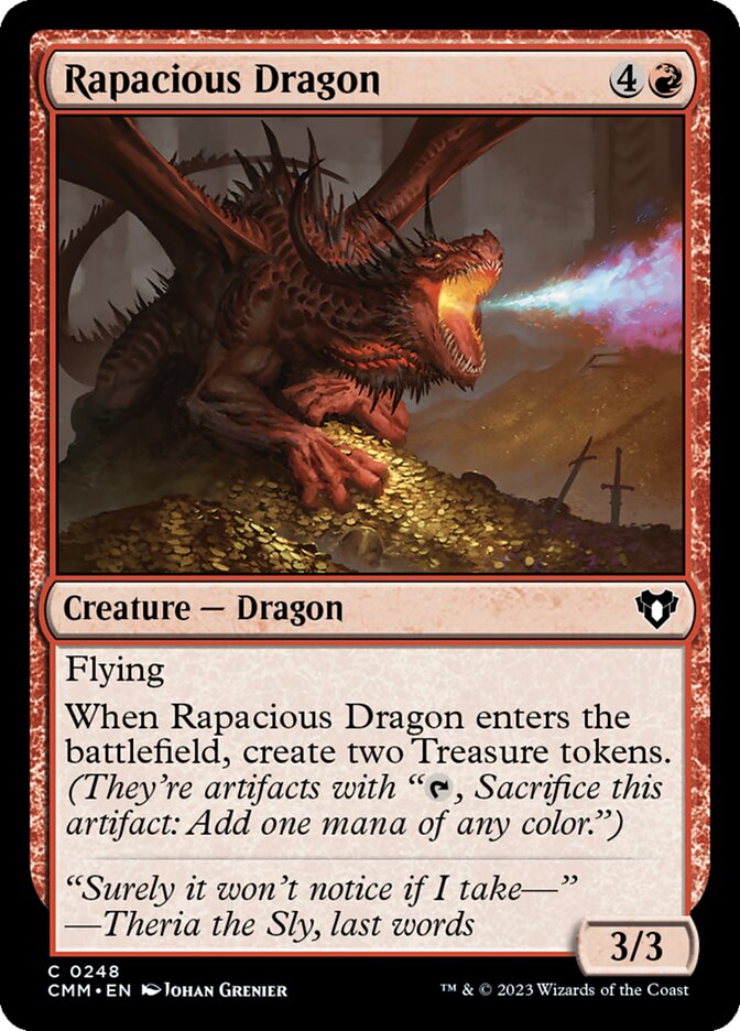 Dragão Edaz / Rapacious Dragon - Magic: The Gathering - MoxLand