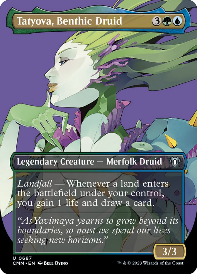 Tatyova, Druida Bêntica / Tatyova, Benthic Druid - Magic: The Gathering - MoxLand