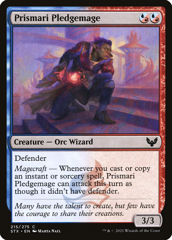 Mago Iniciado de Prismari / Prismari Pledgemage - Magic: The Gathering - MoxLand