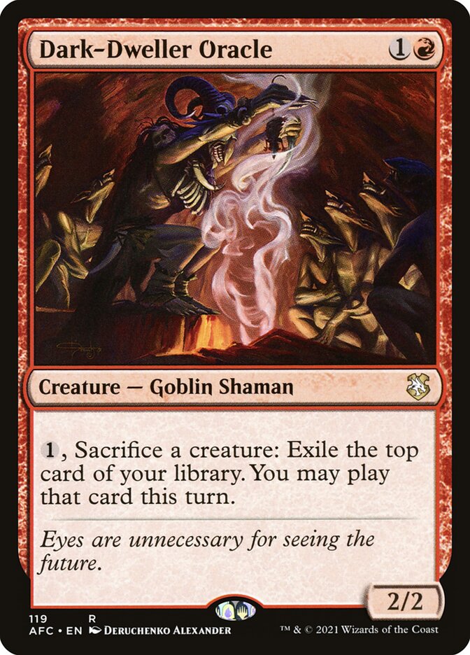Oráculo Habitante do Escuro / Dark-Dweller Oracle - Magic: The Gathering - MoxLand