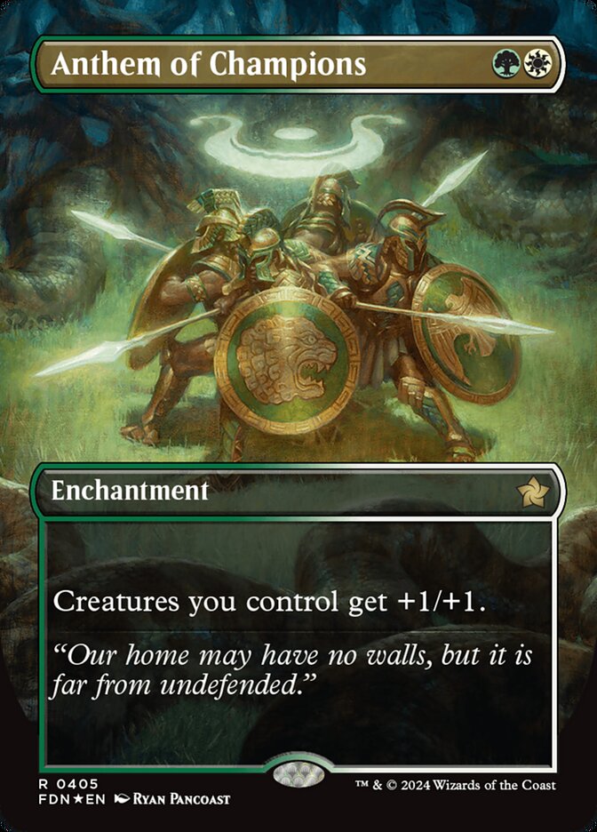 Antífona dos Campeões / Anthem of Champions - Magic: The Gathering - MoxLand