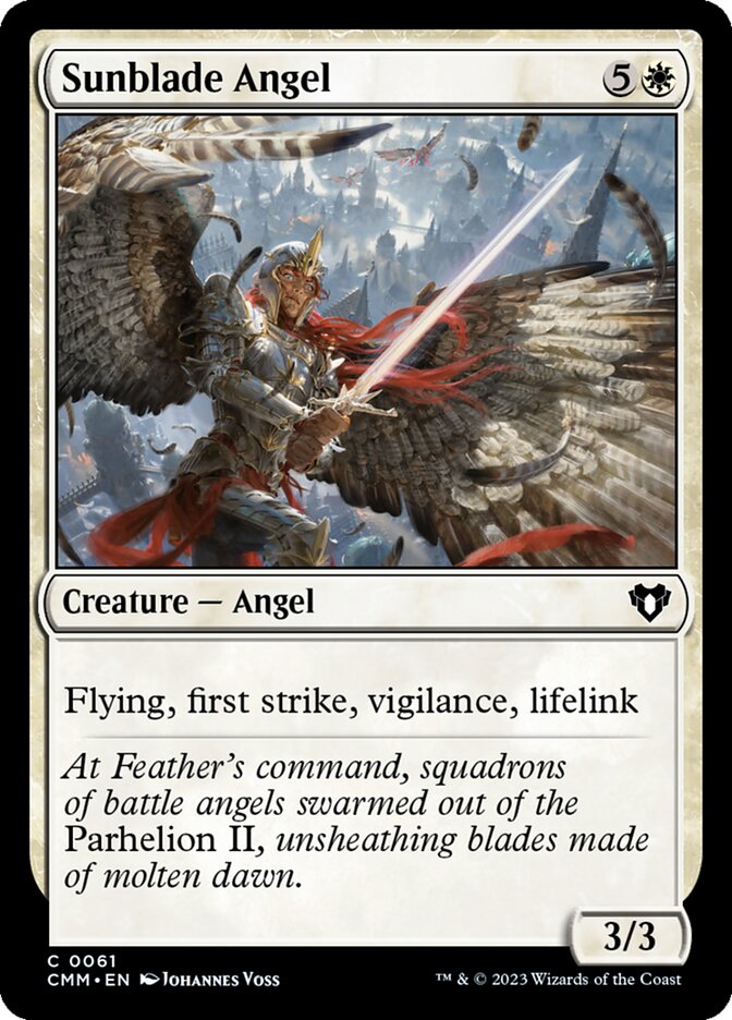 Anjo Espadachim Solar / Sunblade Angel - Magic: The Gathering - MoxLand
