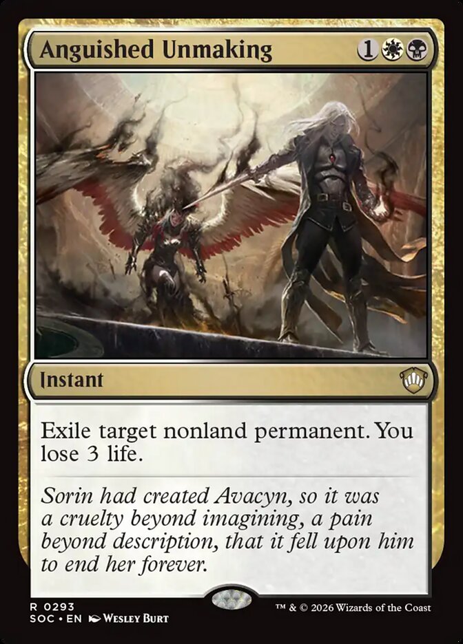 Desfazer Angustiado / Anguished Unmaking - Magic: The Gathering - MoxLand