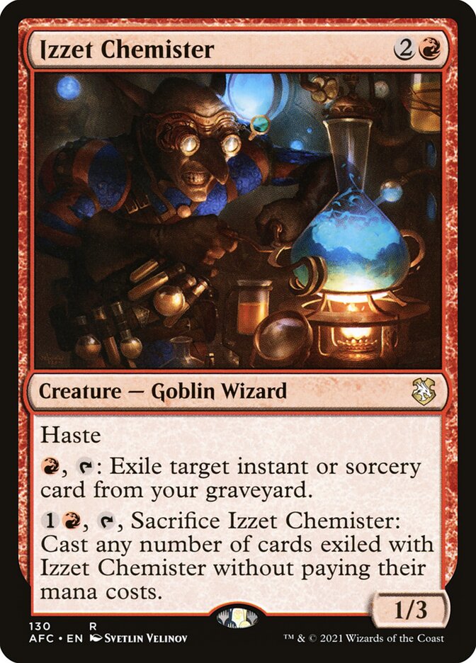 Quimiomante Izzet / Izzet Chemister - Magic: The Gathering - MoxLand