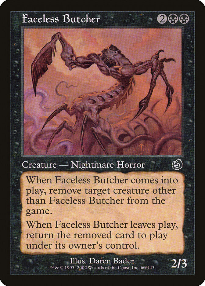 Carniceiro Sem Rosto / Faceless Butcher - Magic: The Gathering - MoxLand