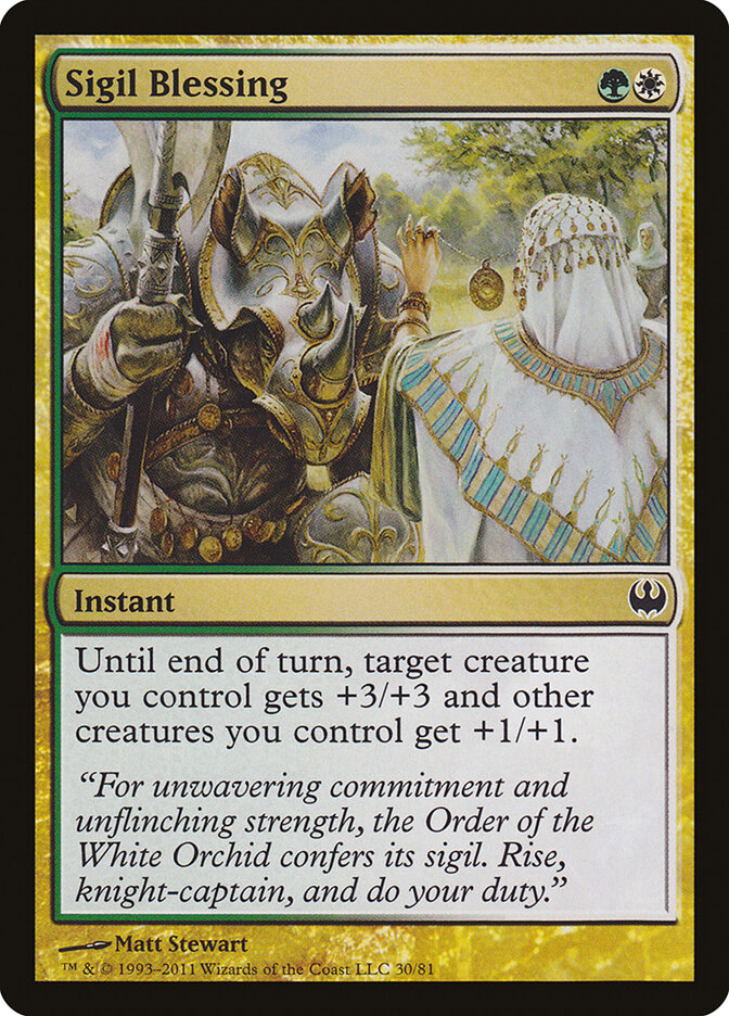 Bênção da insígnia / Sigil Blessing - Magic: The Gathering - MoxLand