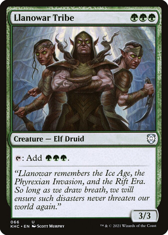 Tribo de Llanowar / Llanowar Tribe - Magic: The Gathering - MoxLand