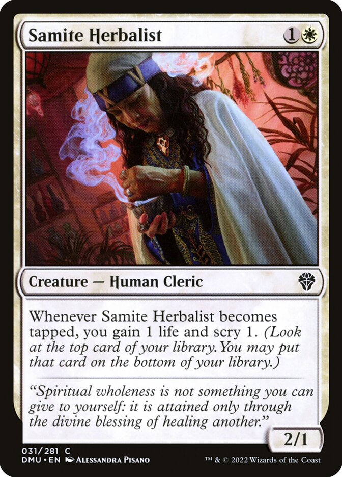 Herborista Samita / Samite Herbalist - Magic: The Gathering - MoxLand