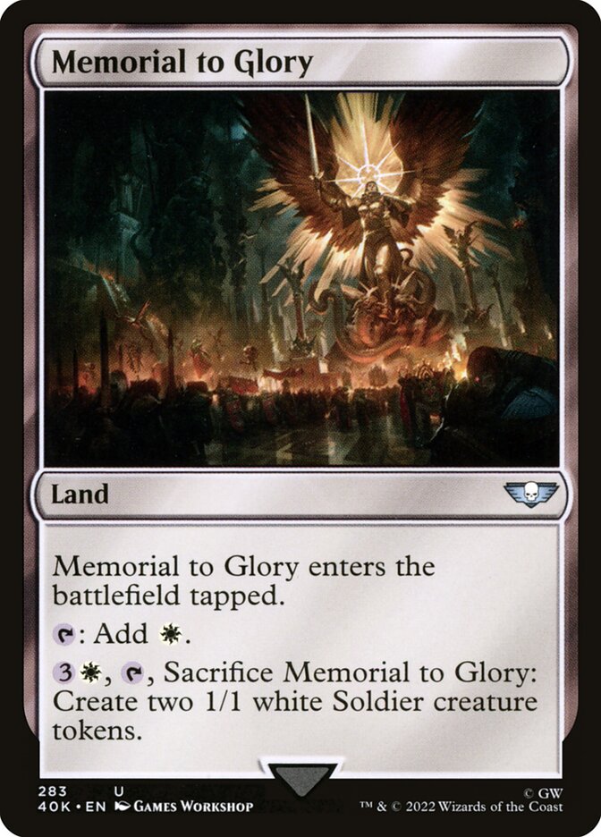 Memorial à Glória / Memorial to Glory - Magic: The Gathering - MoxLand