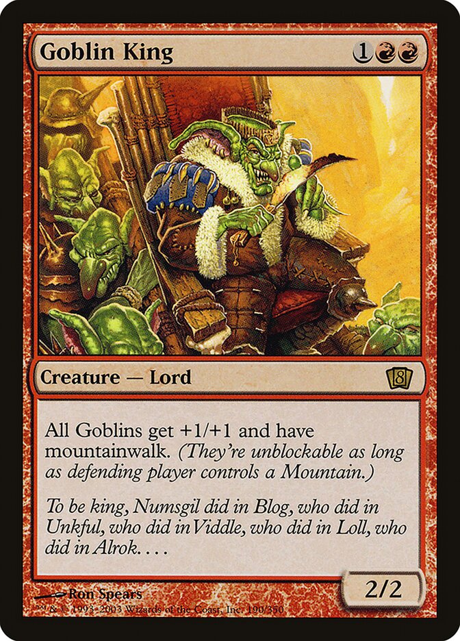 Rei dos Goblins / Goblin King - Magic: The Gathering - MoxLand