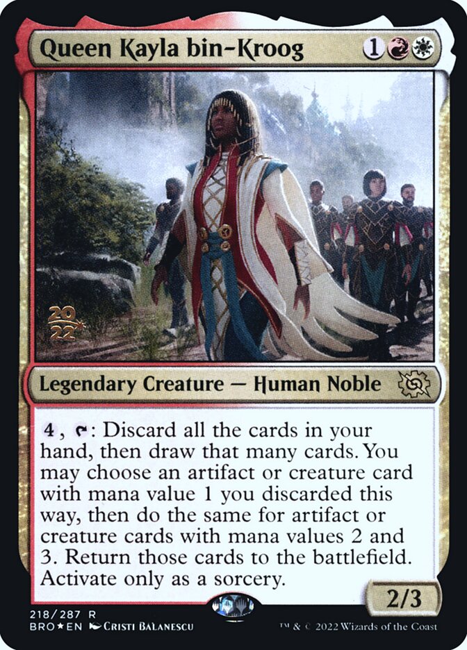 Rainha Kayla bin-Kroog / Queen Kayla bin-Kroog - Magic: The Gathering - MoxLand
