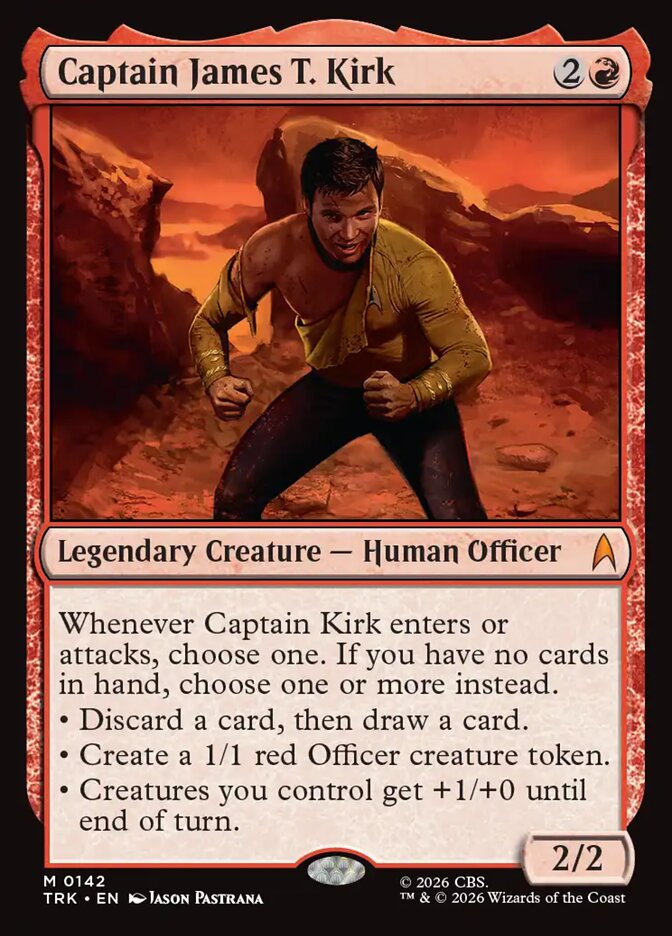 Captain James T. Kirk - Magic: The Gathering - MoxLand