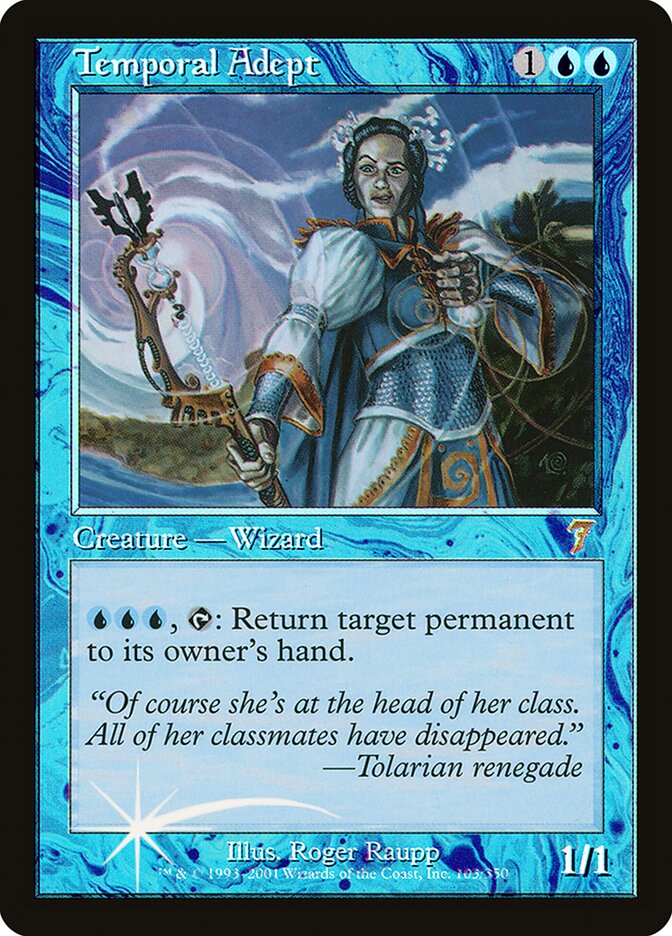 Adepto Temporal / Temporal Adept - Magic: The Gathering - MoxLand