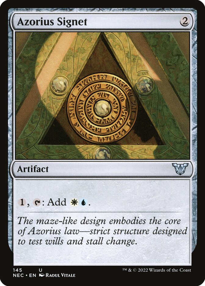 Sinete Azorius / Azorius Signet - Magic: The Gathering - MoxLand