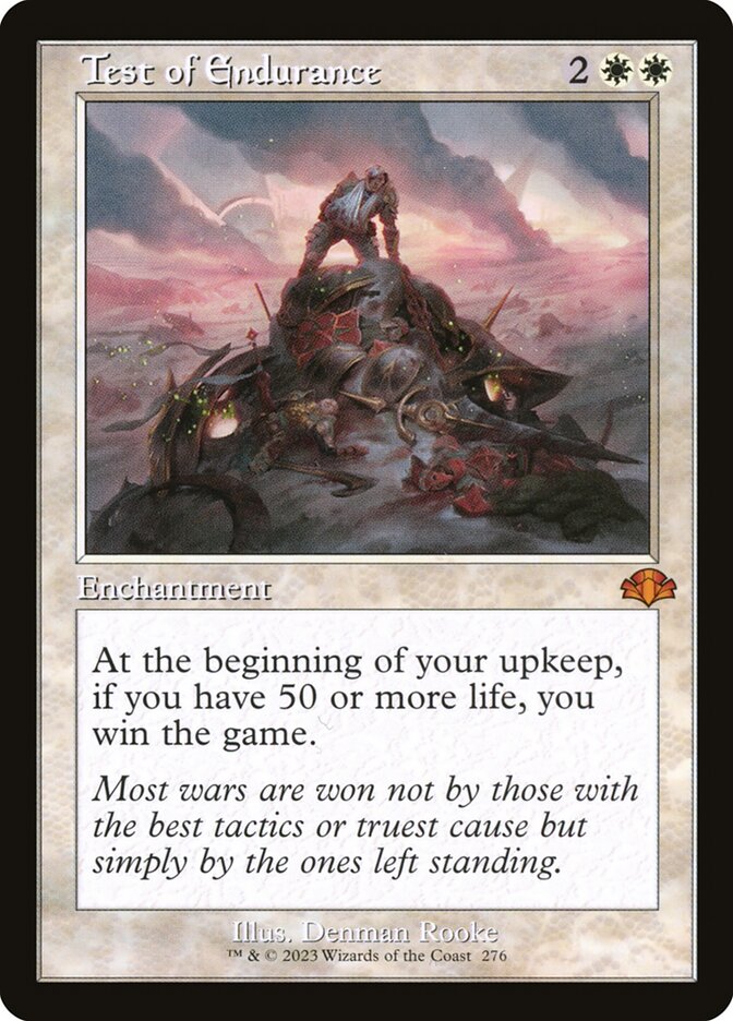Teste de Resistência / Test of Endurance - Magic: The Gathering - MoxLand