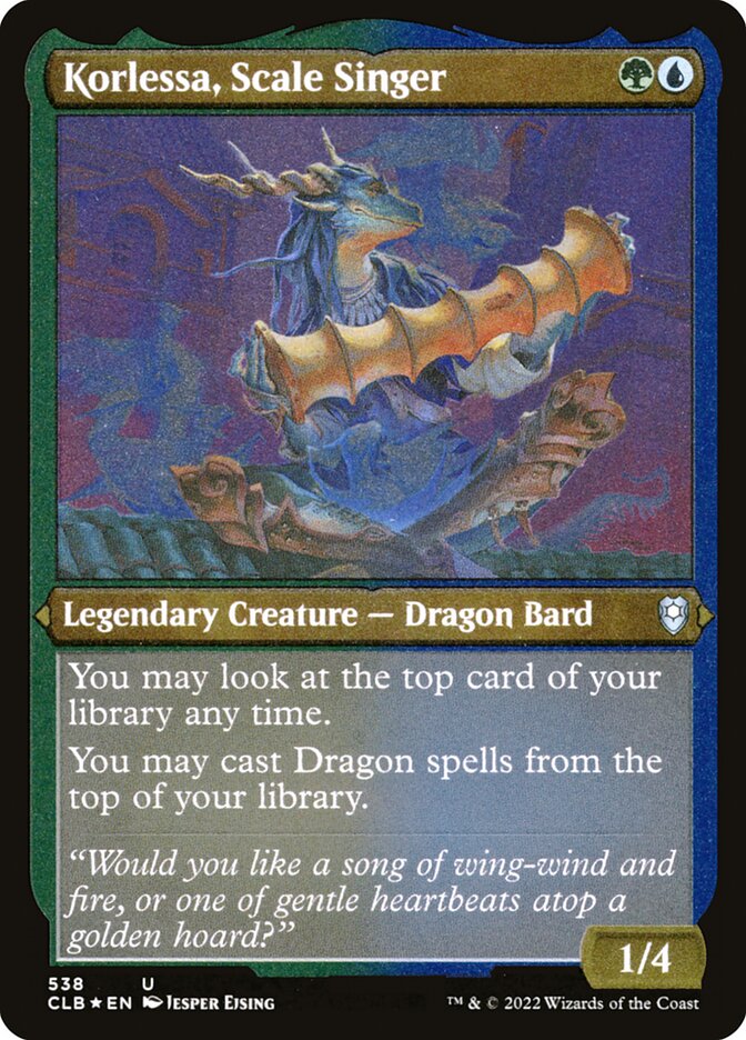 Korlessa, Cantora das Escamas / Korlessa, Scale Singer - Magic: The Gathering - MoxLand