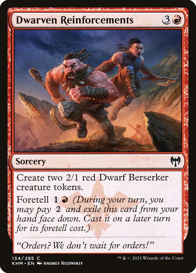 Reforços dos Anões / Dwarven Reinforcements - Magic: The Gathering - MoxLand