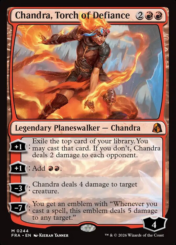 Chandra, Chama da Rebeldia / Chandra, Torch of Defiance - Magic: The Gathering - MoxLand