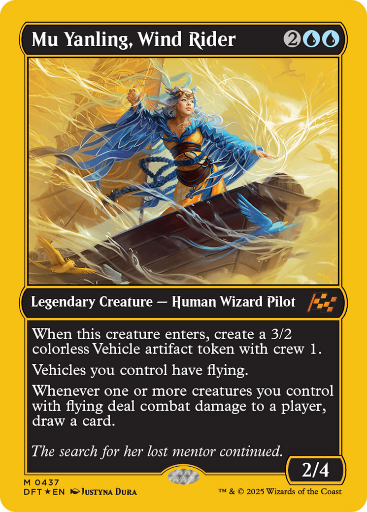 Mu Yanling, Ginete do Vento / Mu Yanling, Wind Rider - Magic: The Gathering - MoxLand