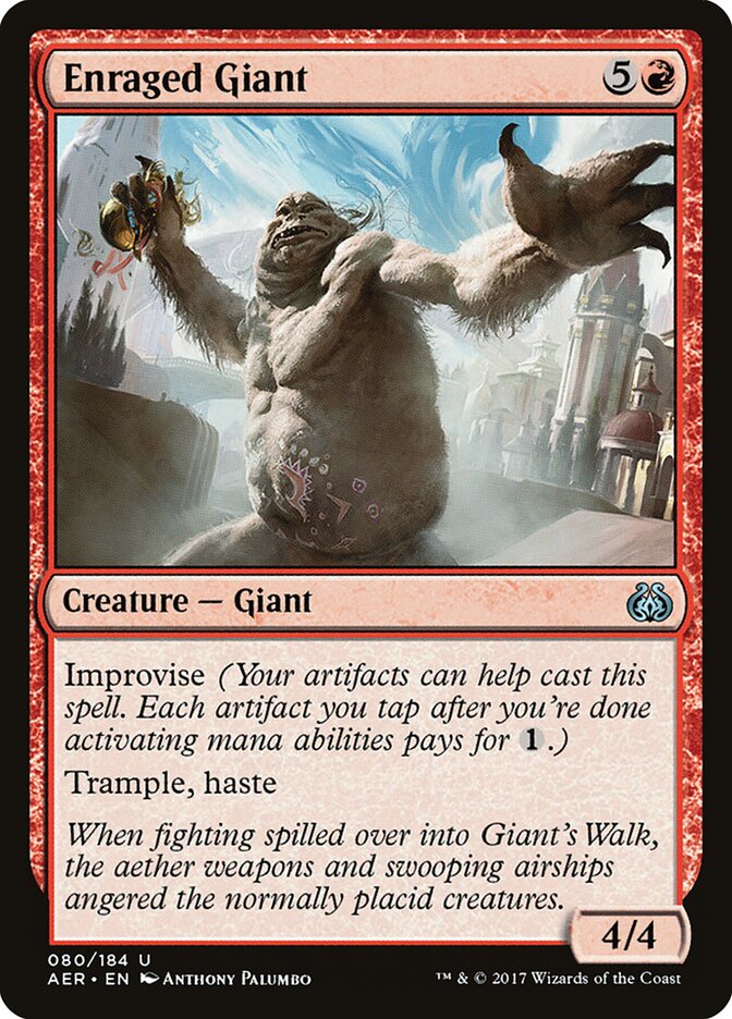 Gigante Enfurecido / Enraged Giant - Magic: The Gathering - MoxLand