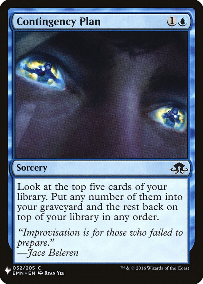 Plano de Contingência / Contingency Plan - Magic: The Gathering - MoxLand