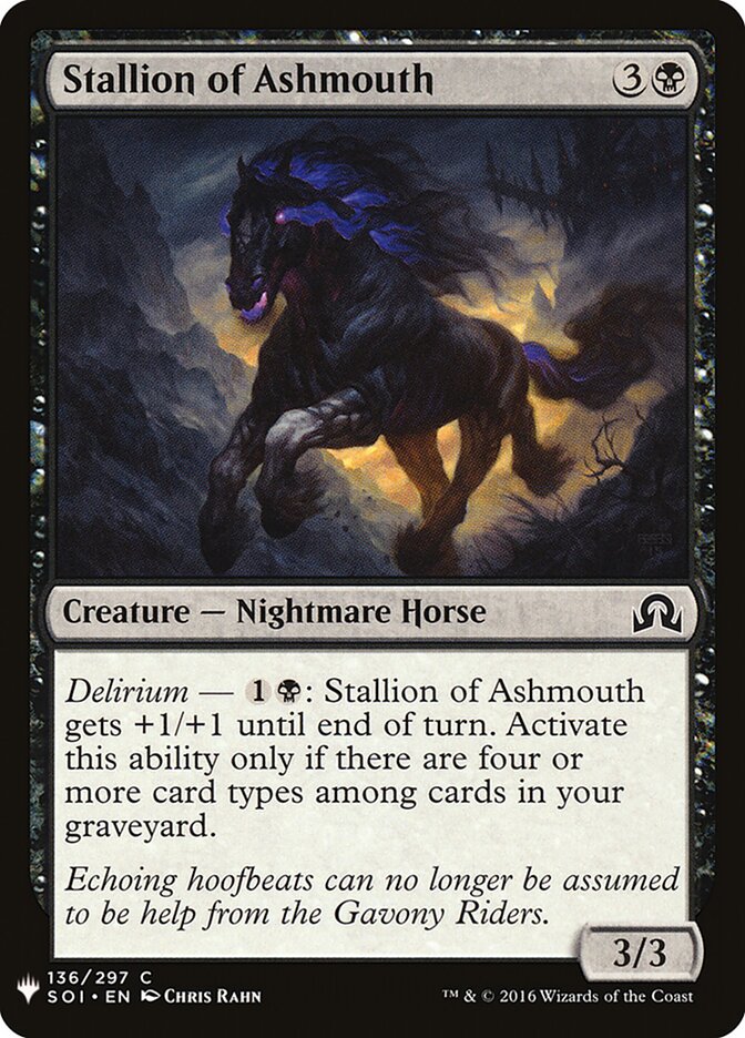 Corcel de Boca Cinzenta / Stallion of Ashmouth - Magic: The Gathering - MoxLand