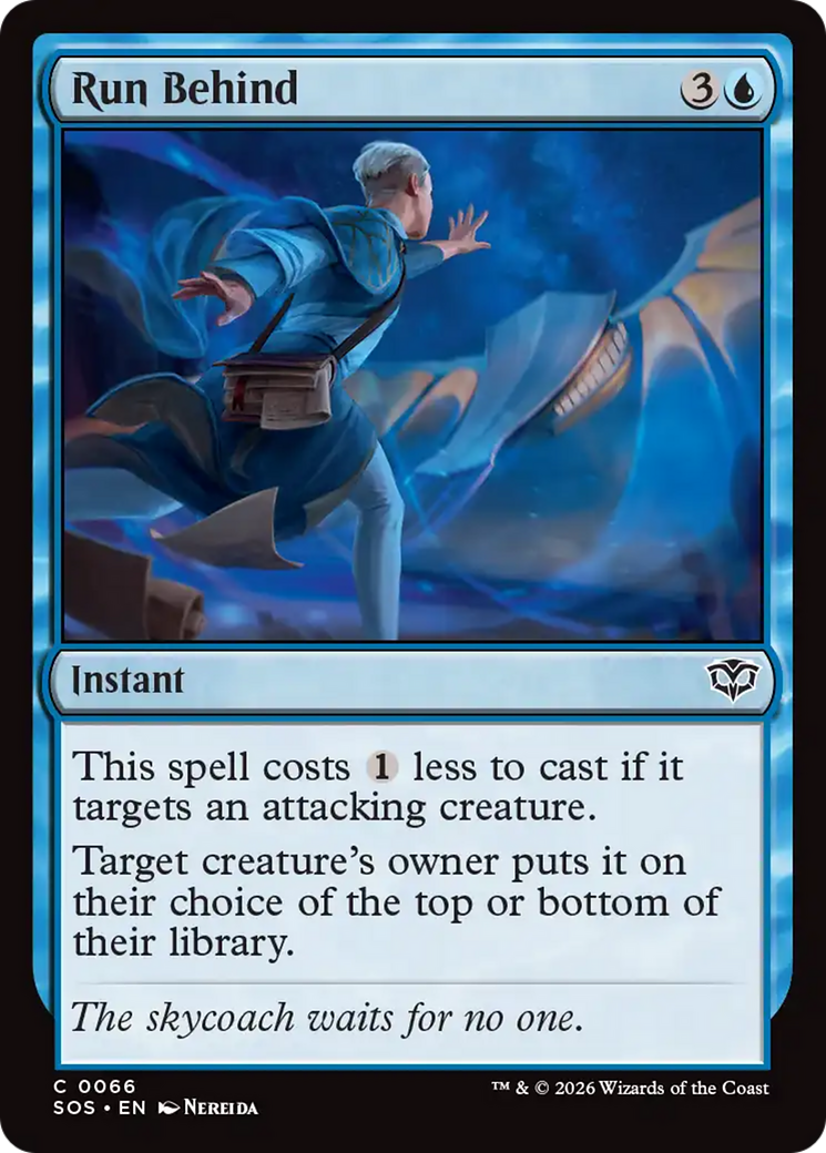 Run Behind - Magic: The Gathering - MoxLand