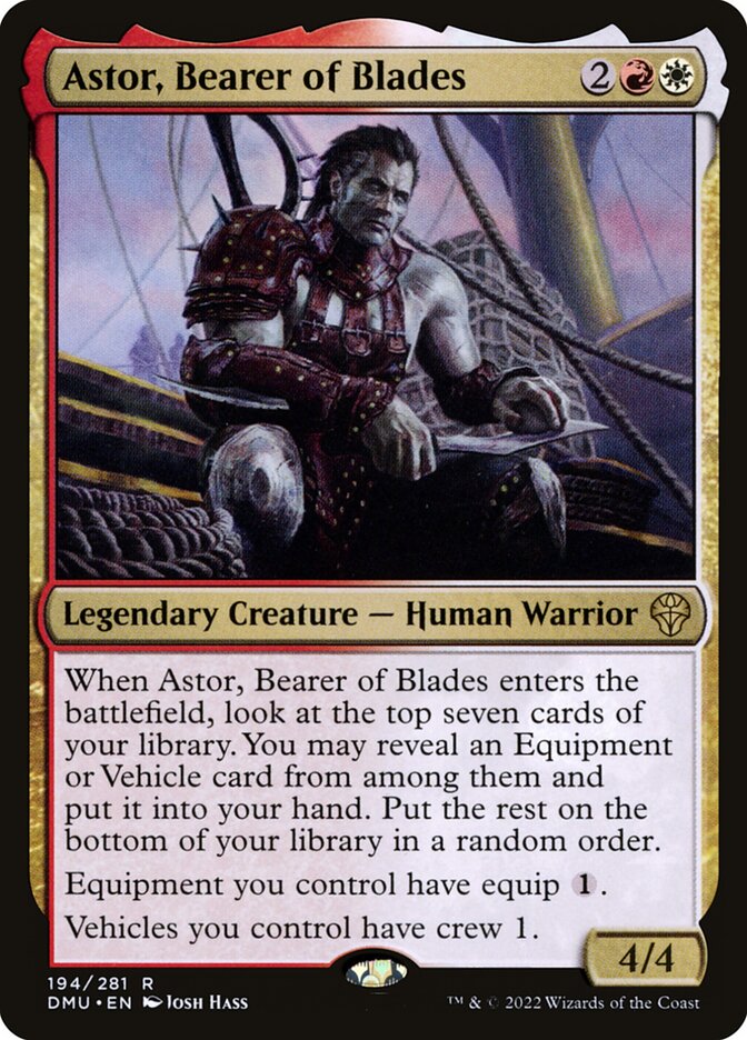 Astor, Portador das Lâminas / Astor, Bearer of Blades - Magic: The Gathering - MoxLand