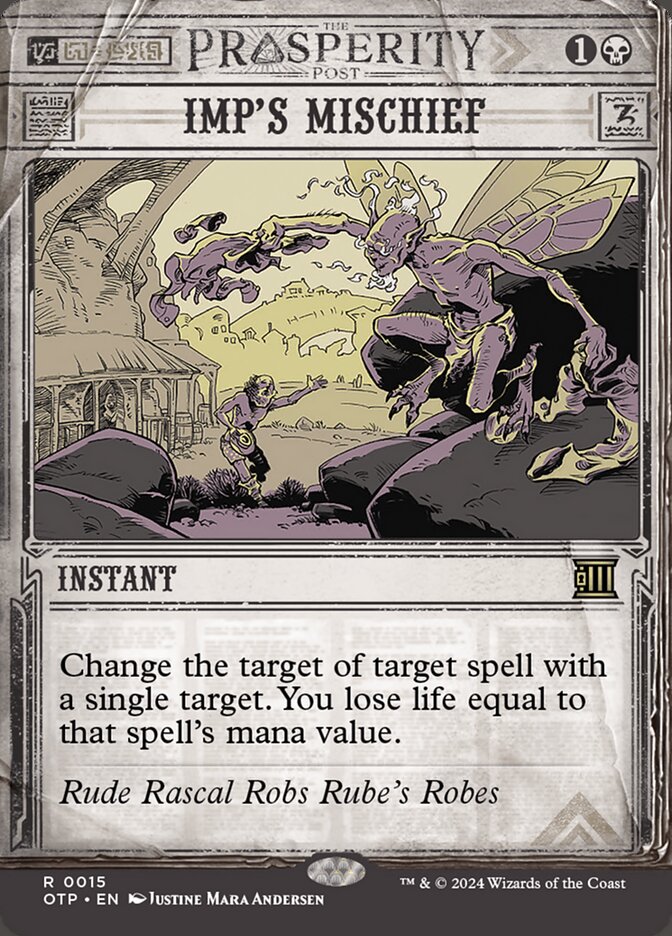 Malícia do Diabrete / Imp's Mischief - Magic: The Gathering - MoxLand