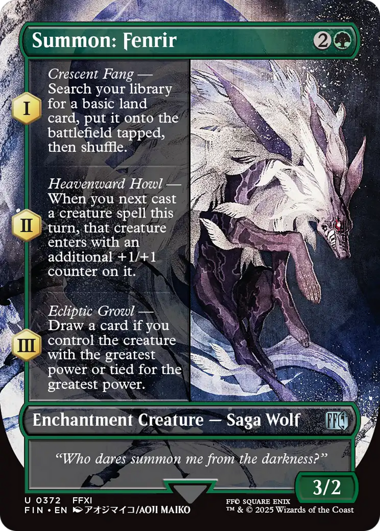 Invocação: Fenrir / Summon: Fenrir - Magic: The Gathering - MoxLand