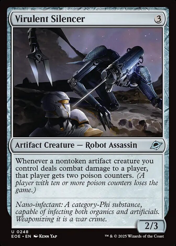 Silenciador Virulento / Virulent Silencer - Magic: The Gathering - MoxLand