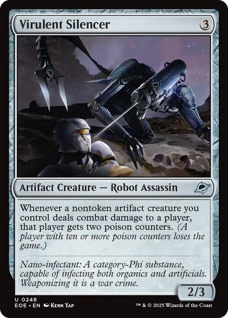 Silenciador Virulento / Virulent Silencer - Magic: The Gathering - MoxLand