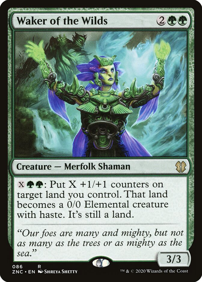 Despertadora das Forças Selvagens / Waker of the Wilds - Magic: The Gathering - MoxLand