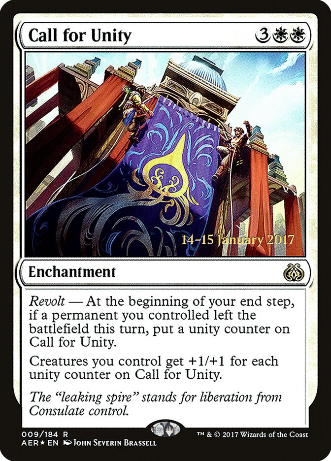 Chamado à Unidade / Call for Unity - Magic: The Gathering - MoxLand