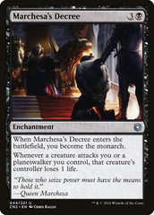 Marchesa's Decree - Magic: The Gathering - MoxLand