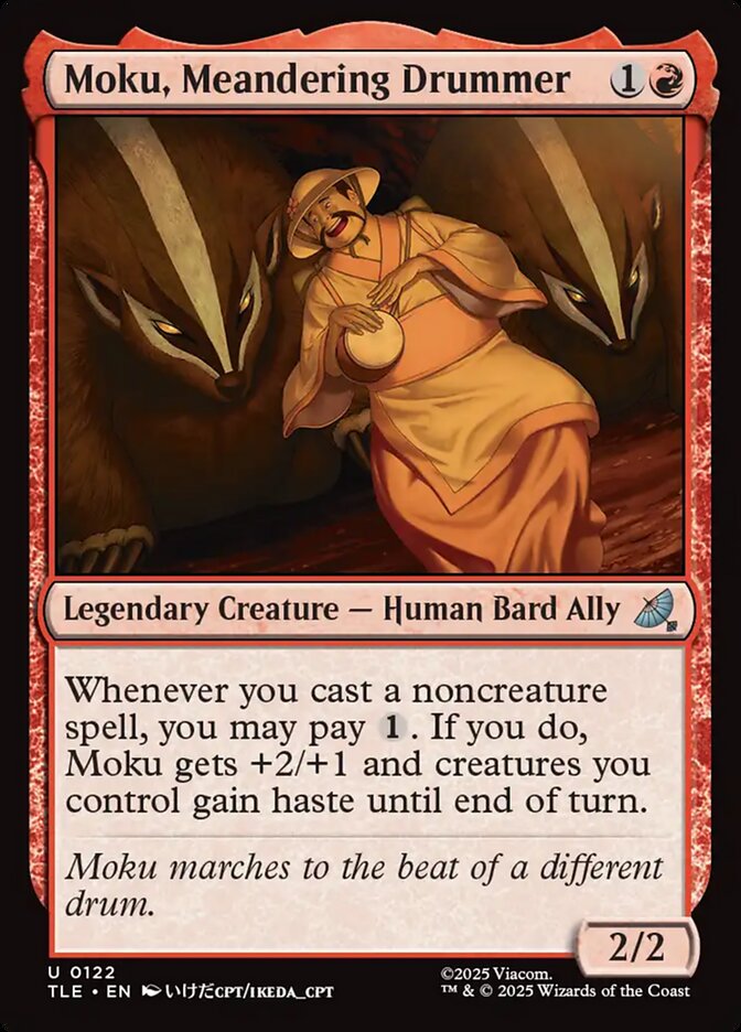Moku, Percussionista Vagante / Moku, Meandering Drummer - Magic: The Gathering - MoxLand
