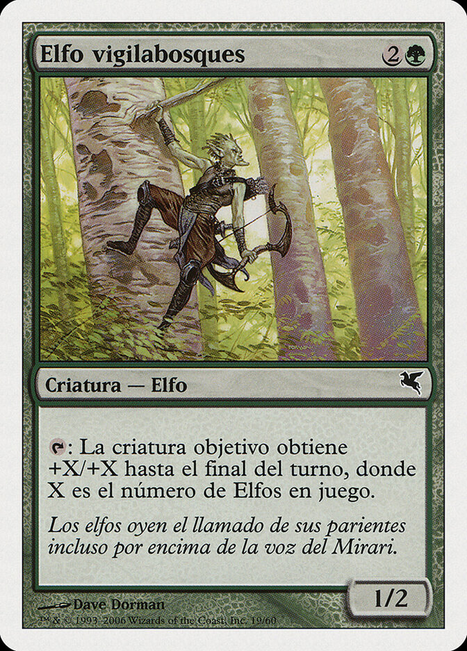 Elfo Vigia dos Pinheiros / Timberwatch Elf - Magic: The Gathering - MoxLand