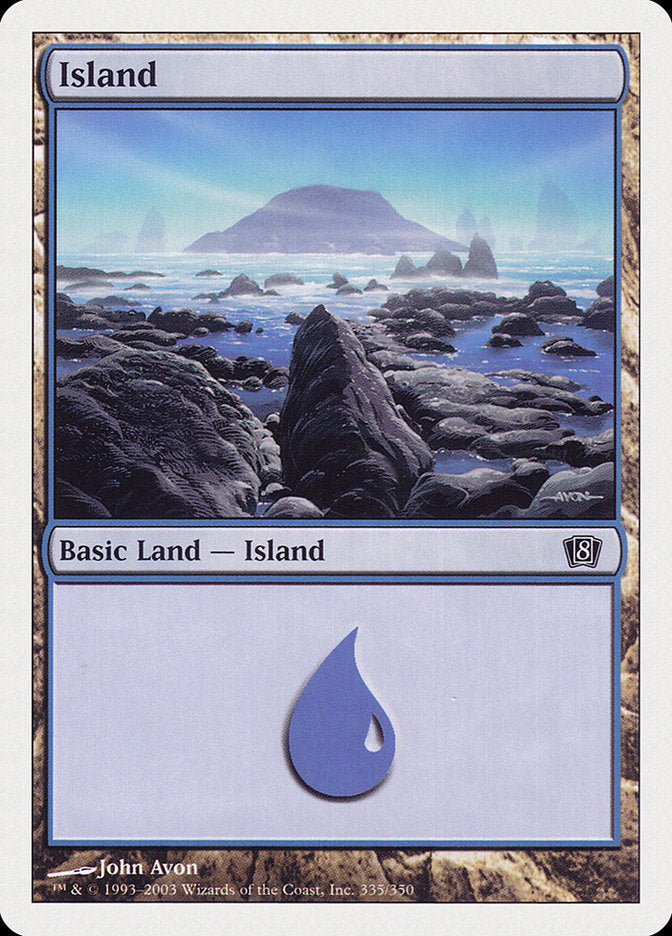 Ilha / Island - Magic: The Gathering - MoxLand