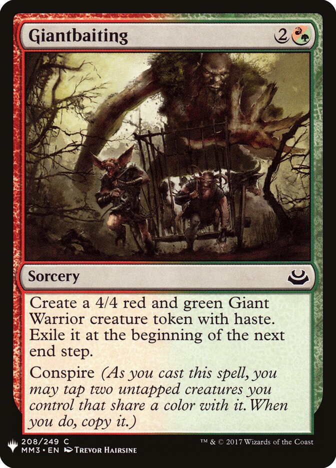 Isca de Gigante / Giantbaiting - Magic: The Gathering - MoxLand