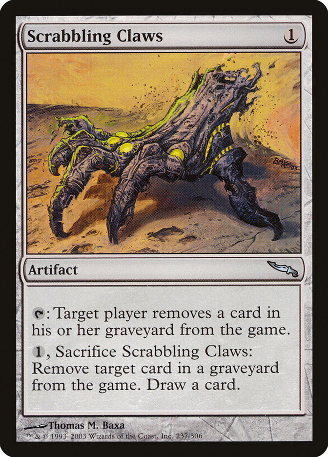 Garras Esmiuçadoras / Scrabbling Claws - Magic: The Gathering - MoxLand