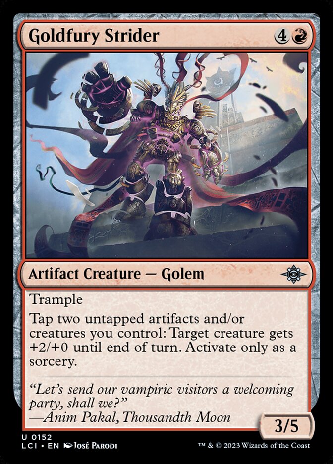 Andarilho da Fúria Dourada / Goldfury Strider - Magic: The Gathering - MoxLand