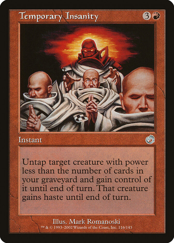Insanidade Temporária / Temporary Insanity - Magic: The Gathering - MoxLand