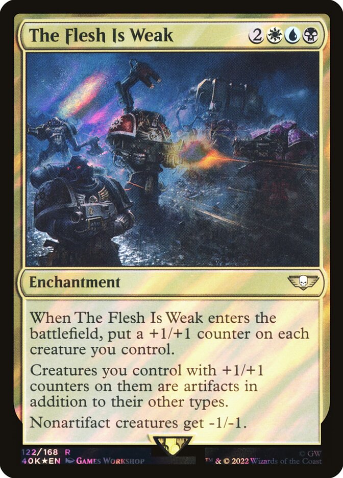 A Carne É Fraca / The Flesh Is Weak - Magic: The Gathering - MoxLand