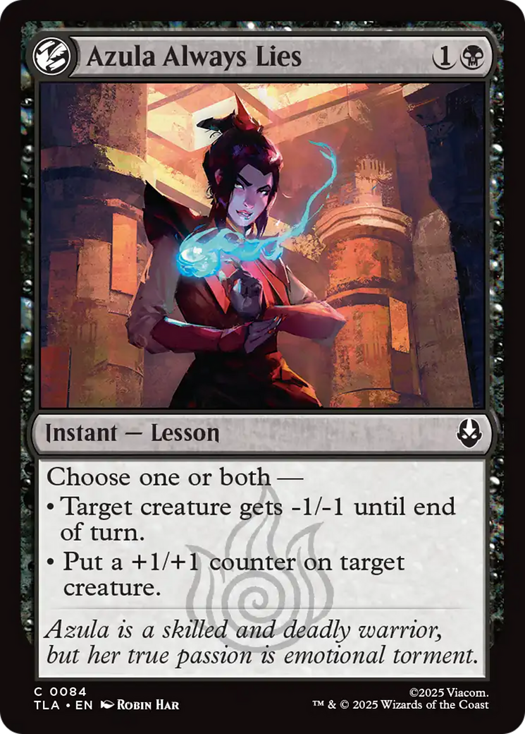 Azula Sempre Mente / Azula Always Lies - Magic: The Gathering - MoxLand