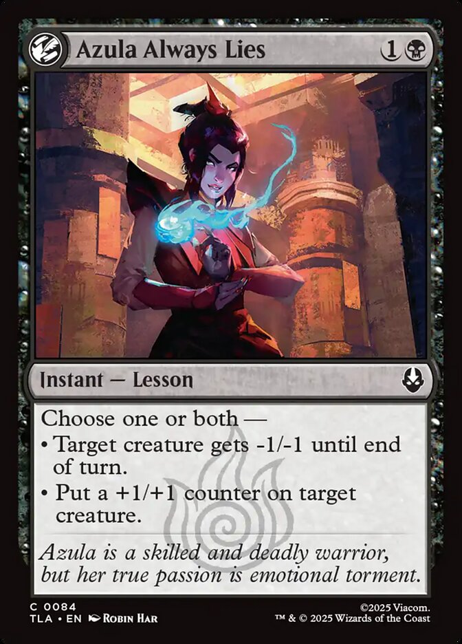 Azula Sempre Mente / Azula Always Lies - Magic: The Gathering - MoxLand