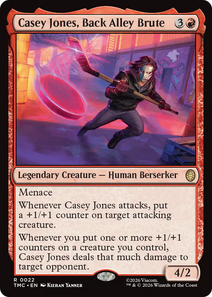 Casey Jones, Back Alley Brute - Magic: The Gathering - MoxLand