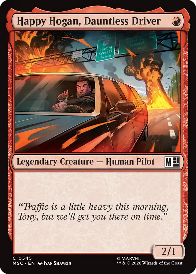 Happy Hogan, Dauntless Driver - Magic: The Gathering - MoxLand